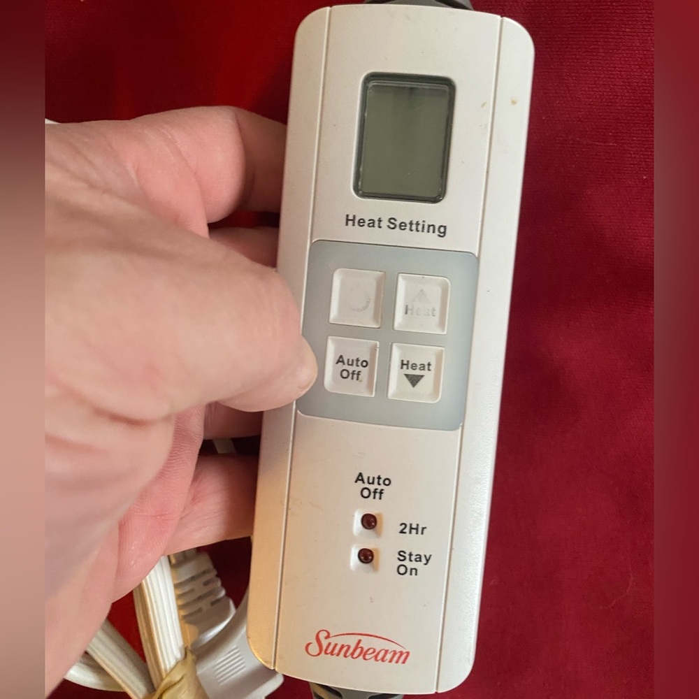 Sunbeam electric blanket power source chord